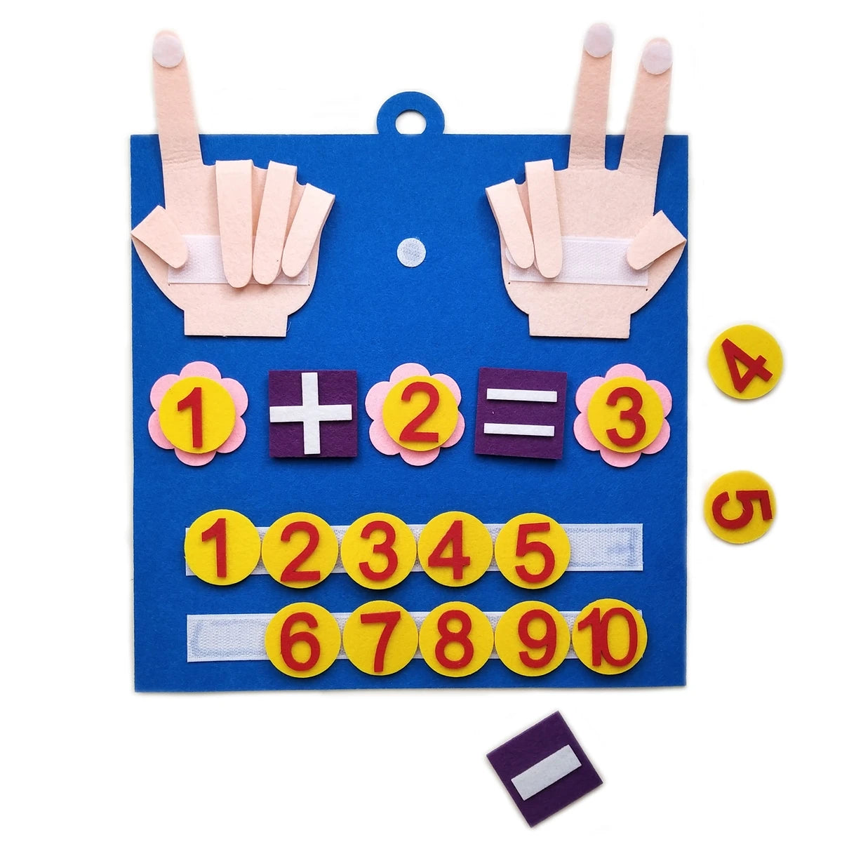 Felt Finger Numbers Math Counting