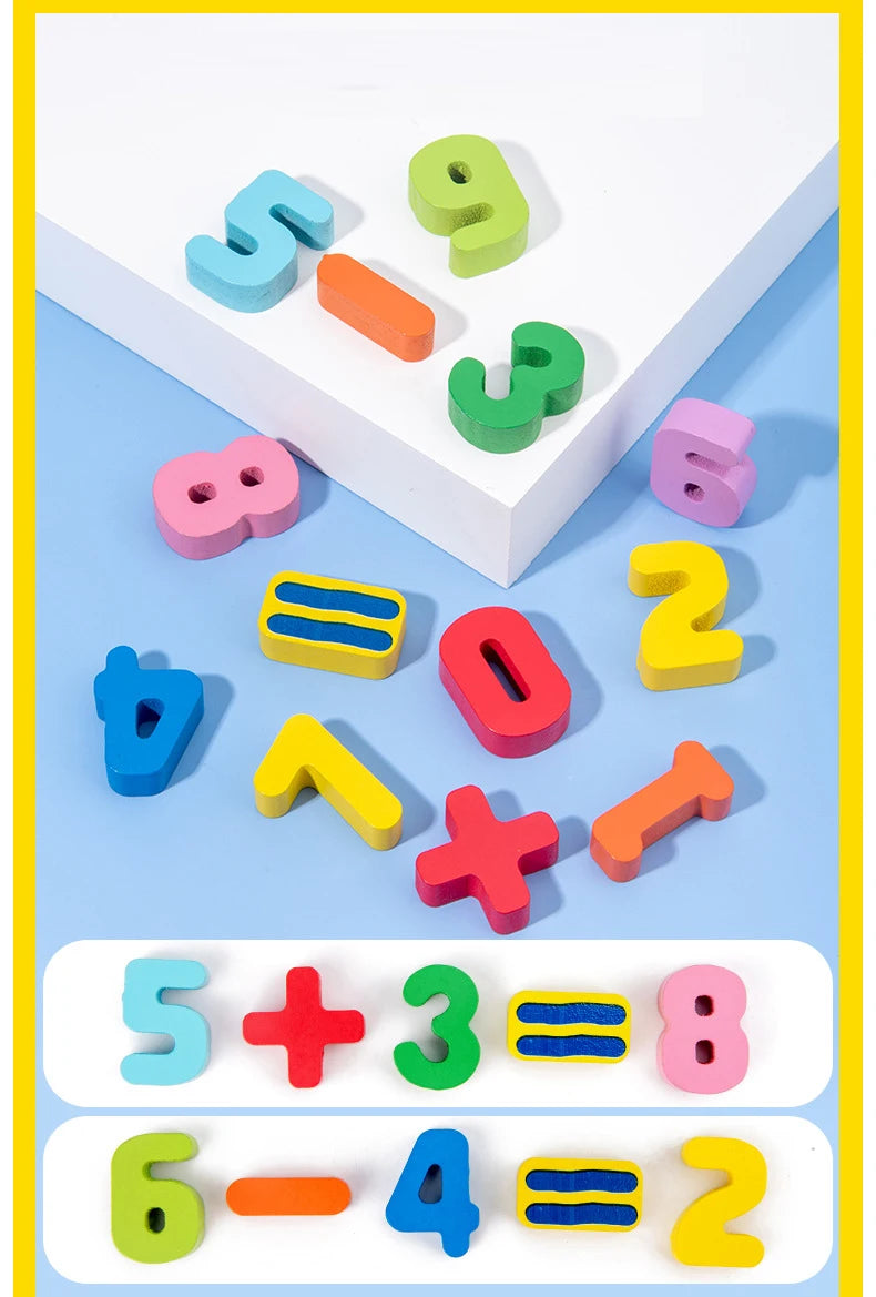 Busy Wooden Board Math Toys