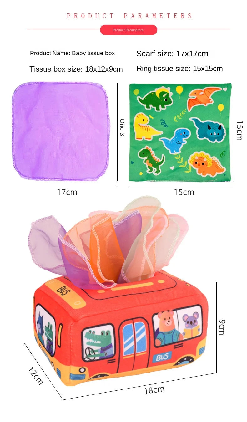 Baby Tissue Box Sensory Toy