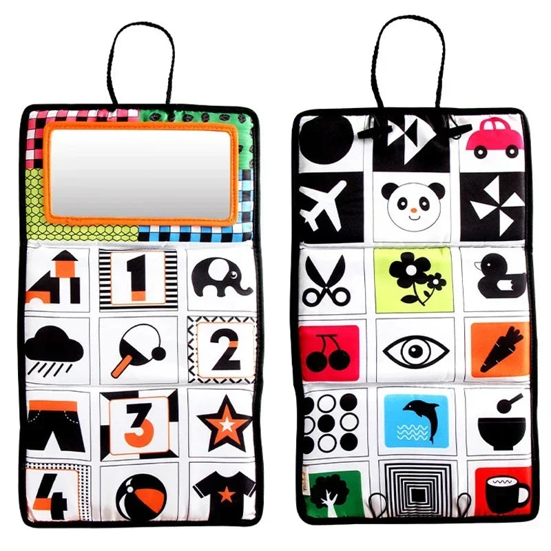 Baby Mirror Sensory Toy with Black and White pattern