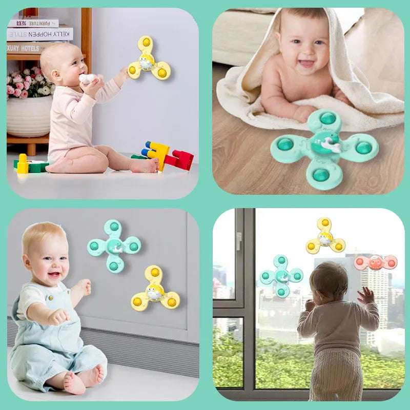 Baby Bath Spinner Toys 3pcs