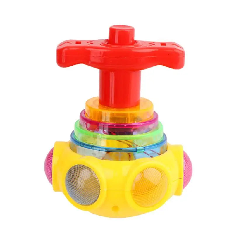 Colorful Flashing Gyro Music Spinning Toy