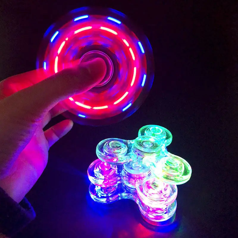 Spinner Fingertip with Colorful Light