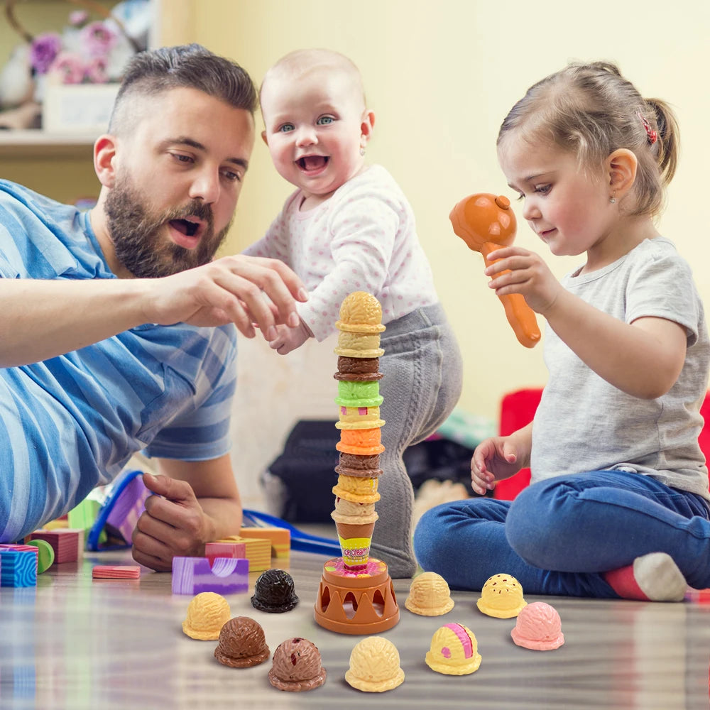 Ice Cream Stack Up Play