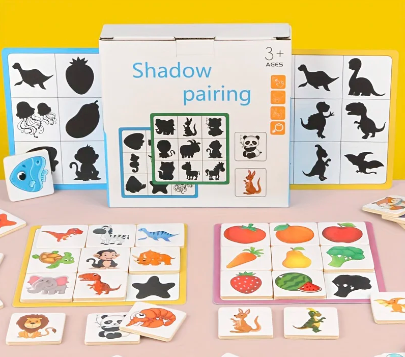 Shadow Pairing Shape Puzzle