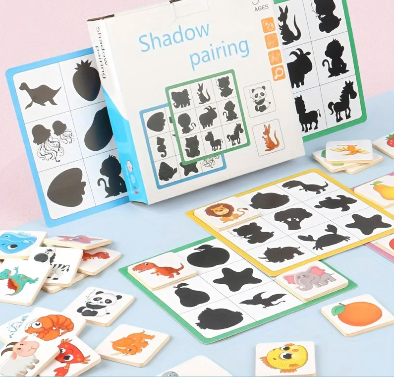 Shadow Pairing Shape Puzzle