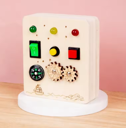 Montessori Busy Board Circuit with LED Light