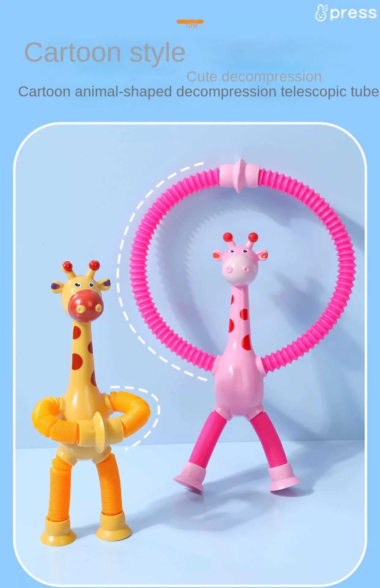 Giraffe Toys Pop Tubes (Stress Relief)