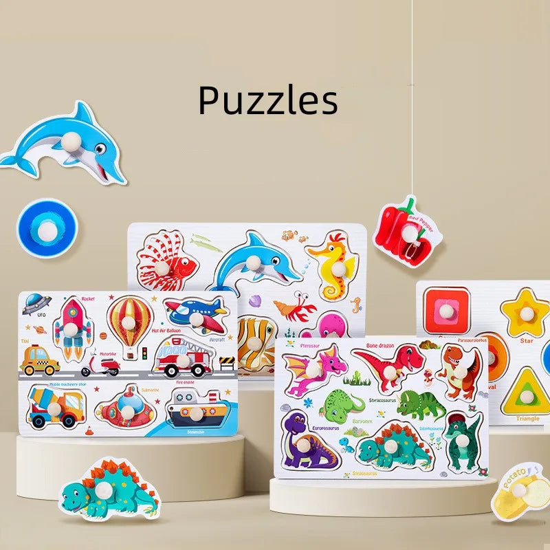 Kids 3D Wooden Puzzle Toys