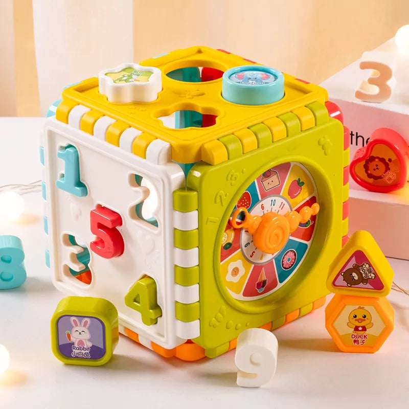 Cube Shape Matching Number Toy